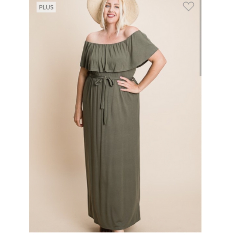 Olive Maxi Dress
